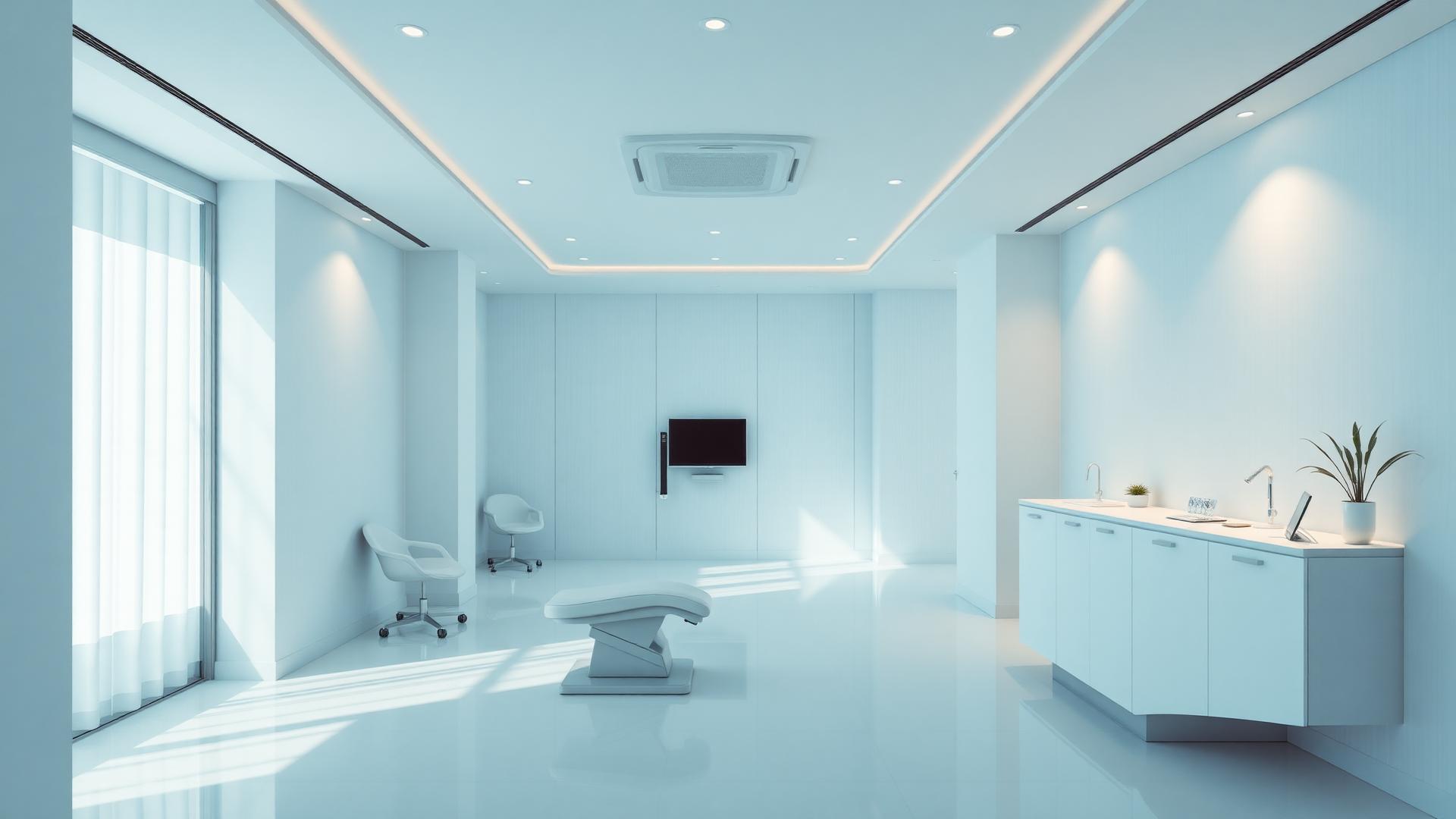Modern luxury Korean medical clinic interior